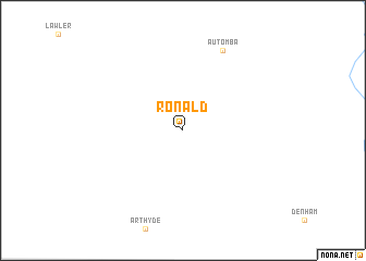 map of Ronald