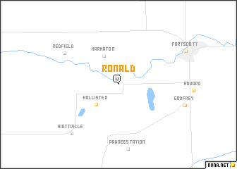 map of Ronald
