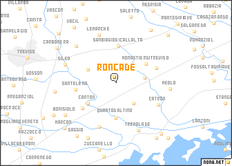 map of Roncade