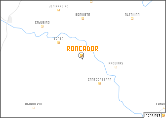 map of Roncador