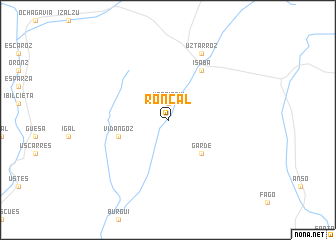 map of Roncal