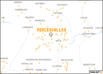 map of Roncesvalles