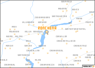 map of Ronchena