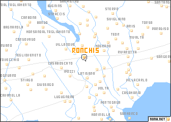 map of Ronchis