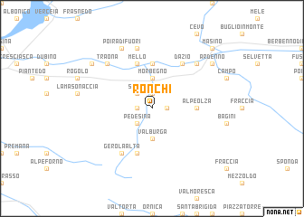 map of Ronchi