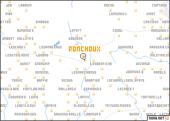 map of Ronchoux