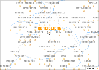 map of Ronciglione