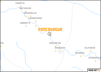 map of Ronco dʼ Água