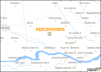 map of Roncoferraro