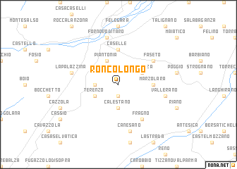 map of Roncolongo