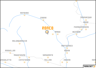 map of Ronco