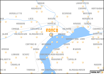 map of Ronco