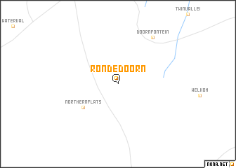 map of Rondedoorn