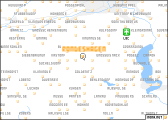 map of Rondeshagen