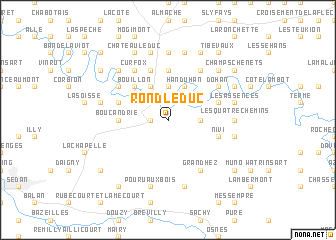 map of Rond le Duc