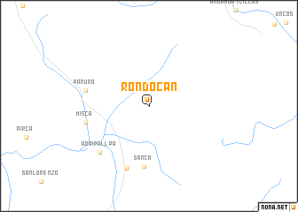 map of Rondocán