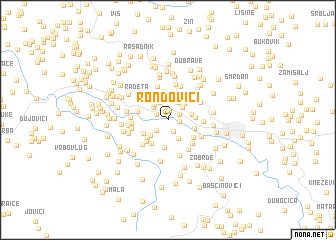 map of Rondovići