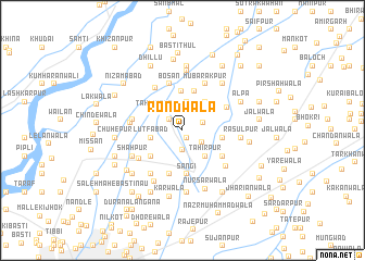 map of Rondwāla