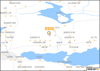 map of Röne