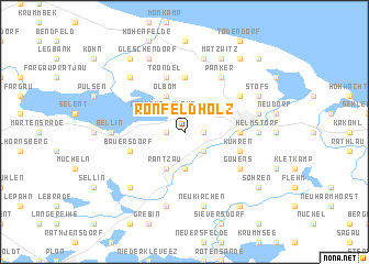 map of Rönfeldholz