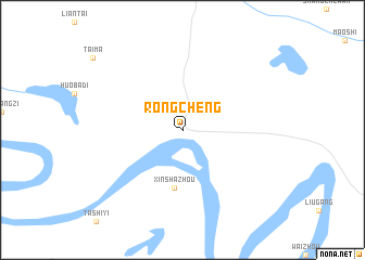 map of Rongcheng