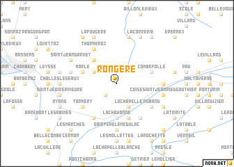 map of Rongère