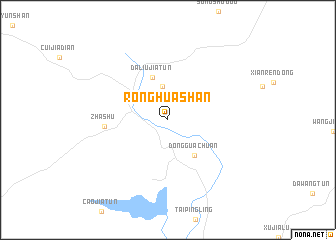 map of Ronghuashan