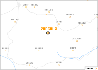 map of Ronghua