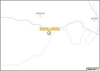 map of Rongjiang
