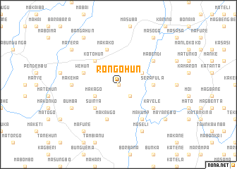 map of Rongohun