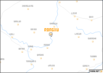 map of Rongxu