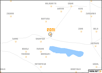 map of Roni
