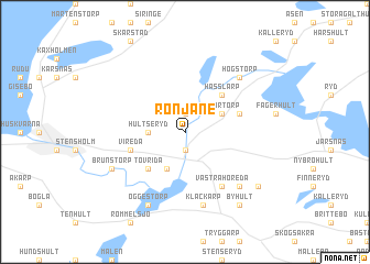 map of Rönjane