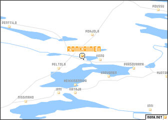 map of Ronkainen