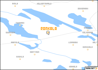 map of Ronkala