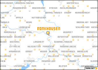 map of Rönkhausen