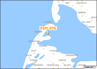 map of Rønland