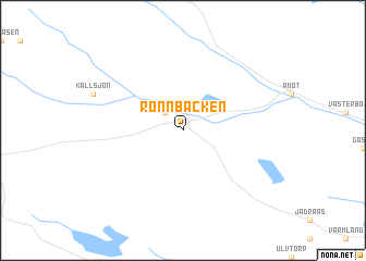 map of Rönnbacken