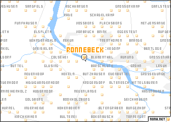 map of Rönnebeck