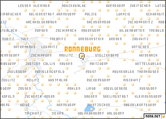 map of Ronneburg