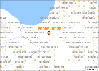 map of Rönnelmoor