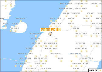 map of Rönnerum