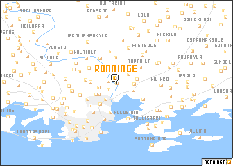 map of Rönninge