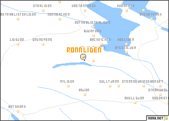 map of Rönnliden