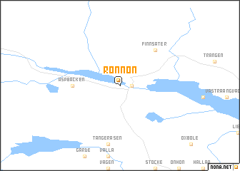 map of Rönnön