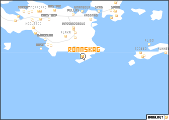 map of Rönnskag