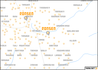 map of Ronsen