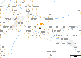 map of Röns