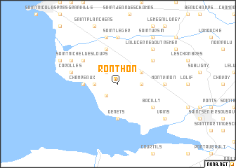 map of Ronthon