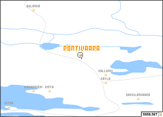 map of Rontivaara